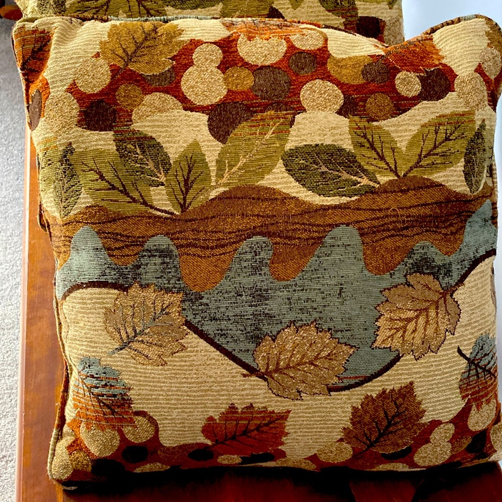 4 Upolstered Pillows. Set of 4. Purchased with England Sofa.